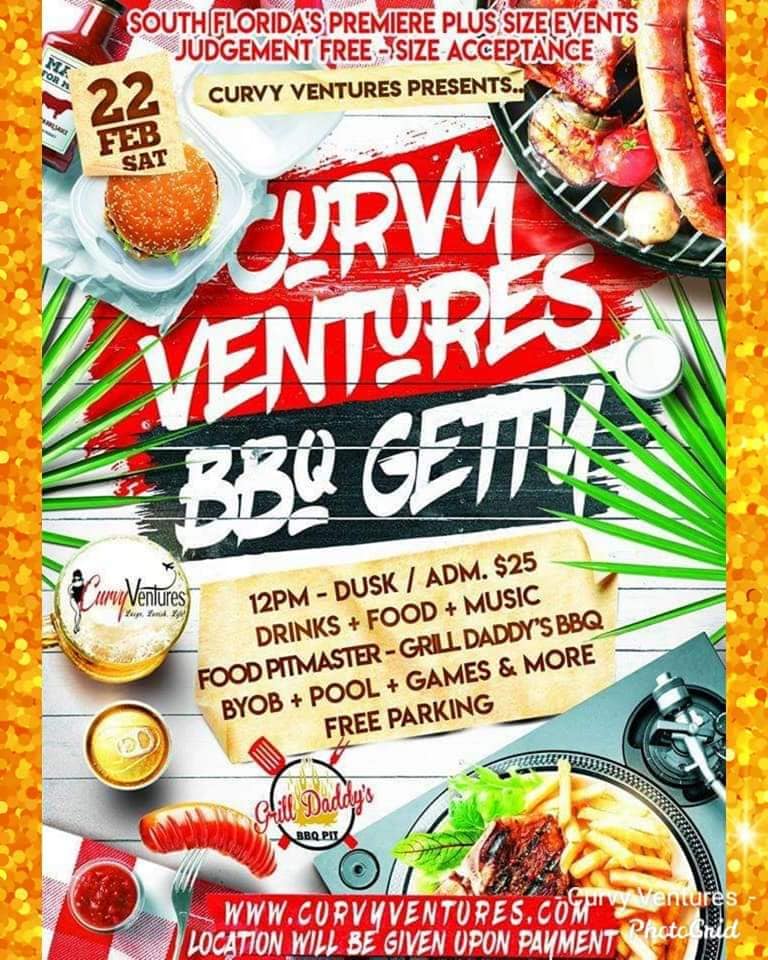 Curvy Ventures BBQ Getty - Plantation Florida Feb 2020