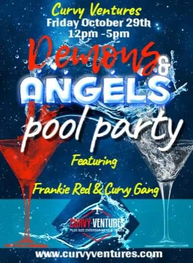Demons and Angels Pool Party - Curvy Ventures Plus Size Entertainment Ft Lauderdale Florida