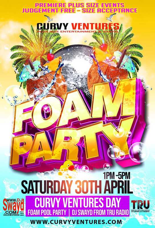Curvy Ventures Foam Pool Party Spring Bash Ft Lauderdale FL