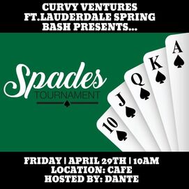 Spades Tournament Curvy Ventures Spring Bash Ft Lauderdale FL
